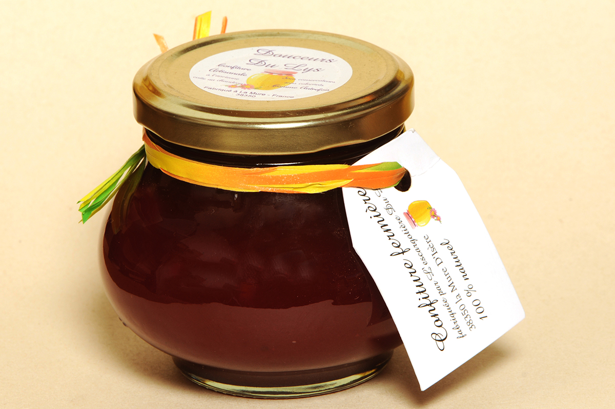 Confiture d'airelles sauvages tartinade de fruits 14 oz airelles